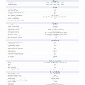 Datasheet Inverter Huawei 100kw Sun2000 100ktl
